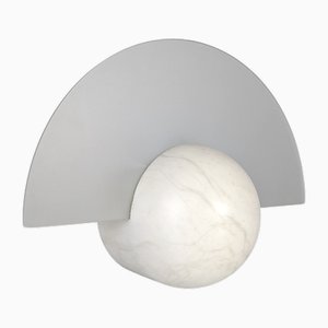 Art Deco Style Alabaster Wall Sconce, 1970s