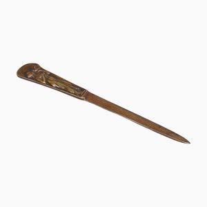 Art Nouveau Bronze Letter Opener in the style of the Mathildenhöhe Darmstadt, Germany, 1890s