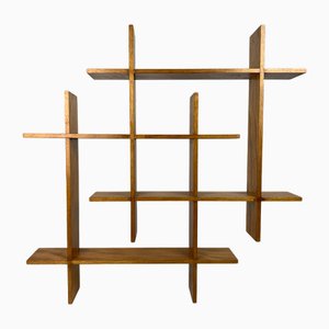 Mid-Century Scandinavian Teak Wall Shelf Unit, 1960s-1970s