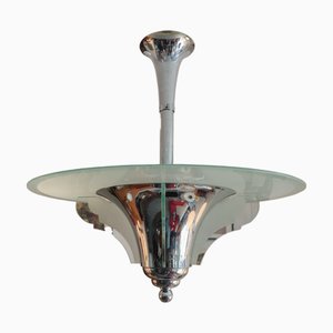 Lampada da soffitto Art Deco vintage, anni '20