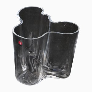 Finnische Savoy Vase aus Glas von Alvar Aalto für Iittala, 1960er