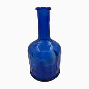Handmade Cobalt Blue Glass Bottle or Vase