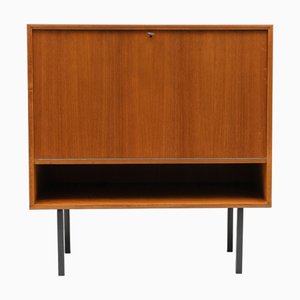 Danish Teak Two-Door Bar Cabinet, 1960s