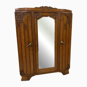 Vintage Art Deco Wardrobe, 1930s