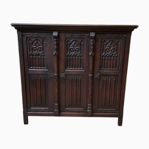 Antique Neo-Gothic Chinese Cabinet, 1880