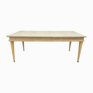 White Leatherette Table by Mascagni for Harrods, London, 1950s