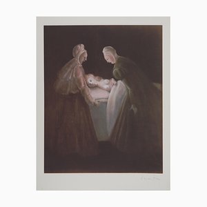 Léonor Fini, La veglia con il nudo, Serigrafia