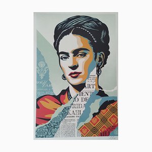 Shepard Fairey (Obey), The Woman Who Defeated Pain (Frida Kahlo), Offset Lithograph