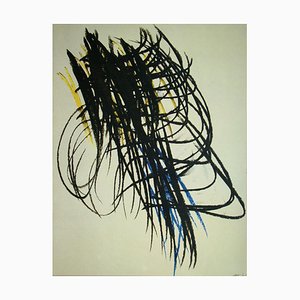 After Hans Hartung, Composition, 1960s, Offset Lithograph