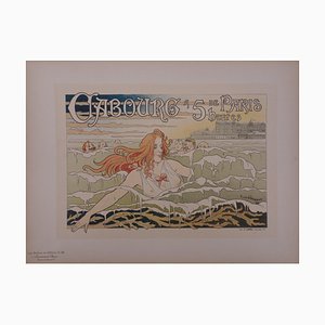 Henri Privat-Livemont, Casino de Cabour, 1897, Litografía original firmada