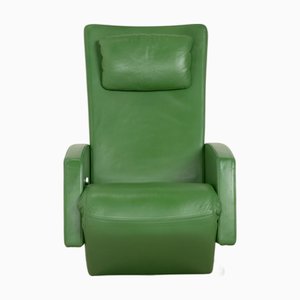 Poltrona LSE 5800 in pelle verde di Rolf Benz