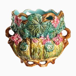 Vaso in ceramica e policromo