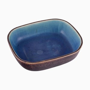 Scodella grande Mid-Century rettangolare in ceramica di Eva Stæhr-Nielsen per Saxbo