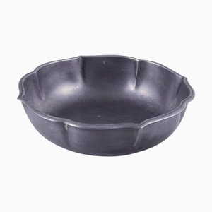 Tin Bowl with Wavy Rim by Just Andersen, 1920s