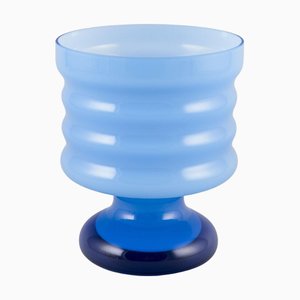 Vintage Swedish Art Glass Vase by P. O. Ström for Alsterfors Glasbruk, 1960s