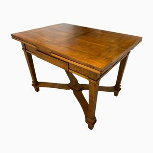 Antique Biedermeier Extendable Table, 1830