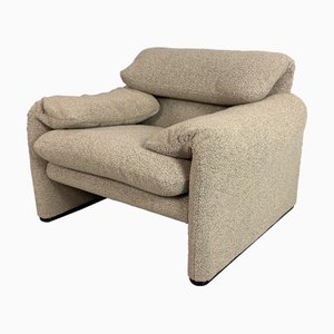 Sillón Maralunga atribuido a Vico Magistretti para Cassina, años 80