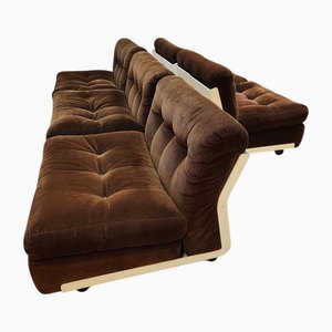 Divano modulare Amanta vintage di Mario Bellini per C&B Italia, Italia, anni '60, set di 5