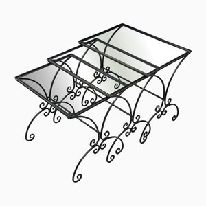 Metal Nesting Tables, Set of 3