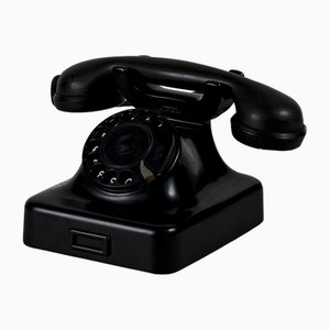 Teléfono Art Déco de baquelita de Siemens Milano