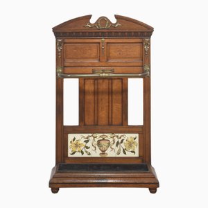 Edwardian Oak Umbrella Stand