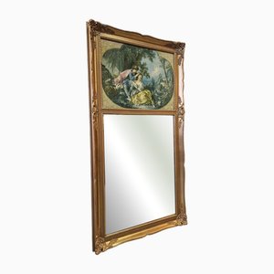 Mirror with Painting, France, 1970s