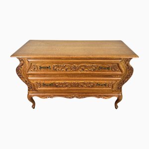 Französische Vintage Louis Kommode mit verzierten Schnitzereien