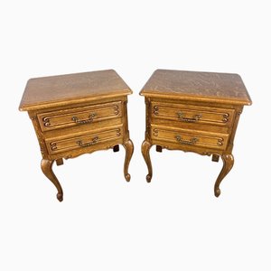 Vintage French Louis XVI Style Nightstands, Set of 2