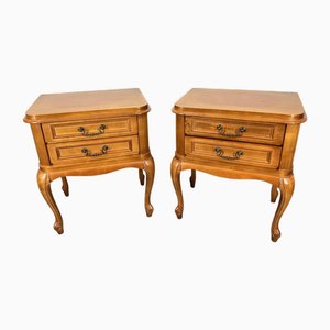 Vintage French Louis XVI Style Nightstands, Set of 2