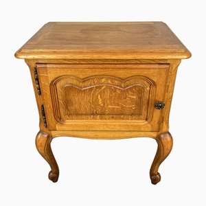 Vintage French Louis XVI Style Oak Nightstand