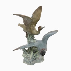 Porcelain Figurine of Flying Ducks from Lladró, 1970s