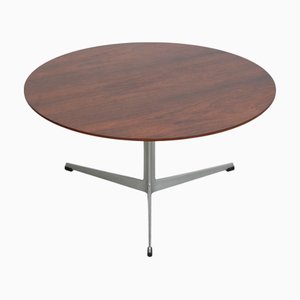 Circular Coffee Table in Rosewood by Arne Jacobsen, 1960s