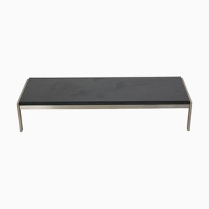 PK62 Coffee Table in Black Slate by Poul Kjærholm