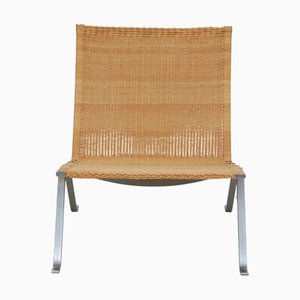 PK22 Chair in Wicker by Poul Kjærholm for E. Kold Christensen, 1970s