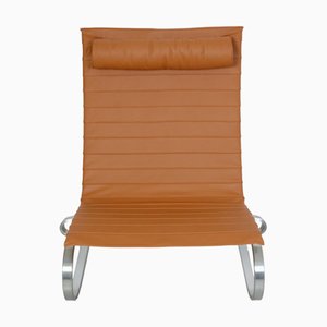 PK20 Chair in Cognac Leather by Poul Kjærholm, 2000s