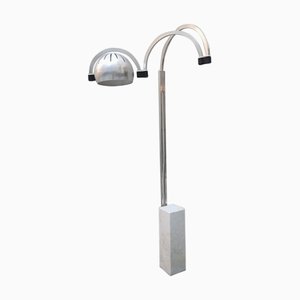 Extensible Arch Lamp in Metal and Marble from Goffredo Reggiani, Italy, 1970s