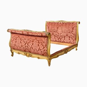 Louis XV Style Gilded Wood Bed