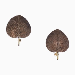 Fan Lamps from Vivai Del Sud, 1970s, Set of 2