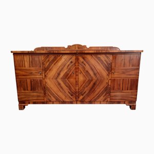 German Art Deco Cabinet in Walnut, 1930s