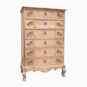 Cajonera de ebanista de roble blanco de Vedex Möbelfabrik, Dinamarca, años 50