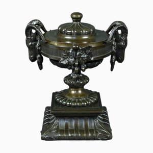 Coppa Napoleone III in bronzo decorativo, metà del XIX secolo