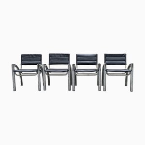 Sedie Cassiopea di Gae Aulenti per Elam, Italia, 1976, set di 4