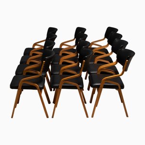Chairs from Ludvík Volák, Czechoslovakia, 1970s, Set of 12