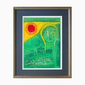 Marc Chagall, Le Carrousel du Louvre, 1954, Litografia