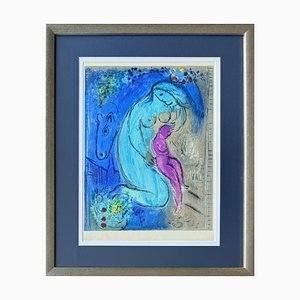 Marc Chagall, Quai aux Fleurs, 1954, Litografia