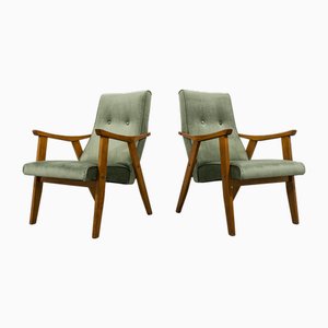 Sillones vintage de Edmund Homa, años 60. Juego de 2