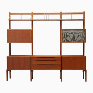 Libreria in teak di Torbjørn Afdal & Rolf Hesland per Bruksbo, anni '60