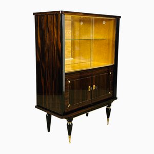 Vitrine Art Déco en Ébène de Macassar, 1940