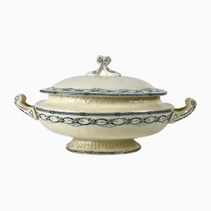Recamier Iron Earth Soup Tureen from Salins