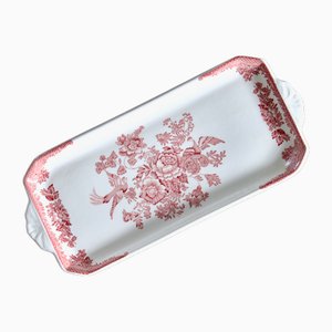 Vintage Ironstone Cake Dish from Staffordshire, 1960s